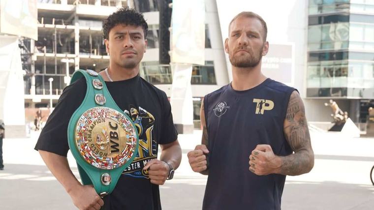 Lester Martínez y Luka Plantić protagonizan su primer cara a cara antes de la pelea por el título