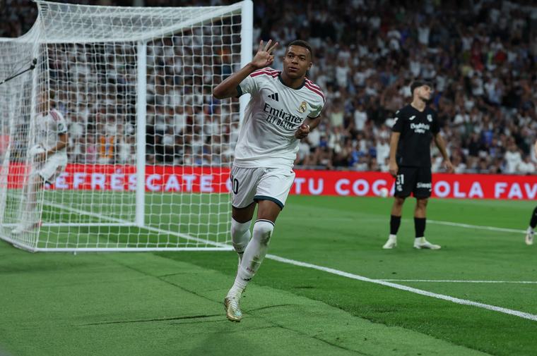 VIDEO | Así fue el triplete de Mbappé en la goleada del Real Madrid ante la Real Sociedad