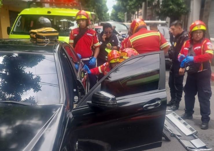 Disparan contra conductor durante intento de asalto en zona 1