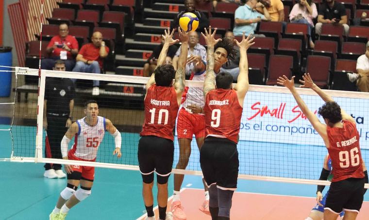 México frena a Puerto Rico y le propina su primera derrota en el Norceca Final Six masculino
