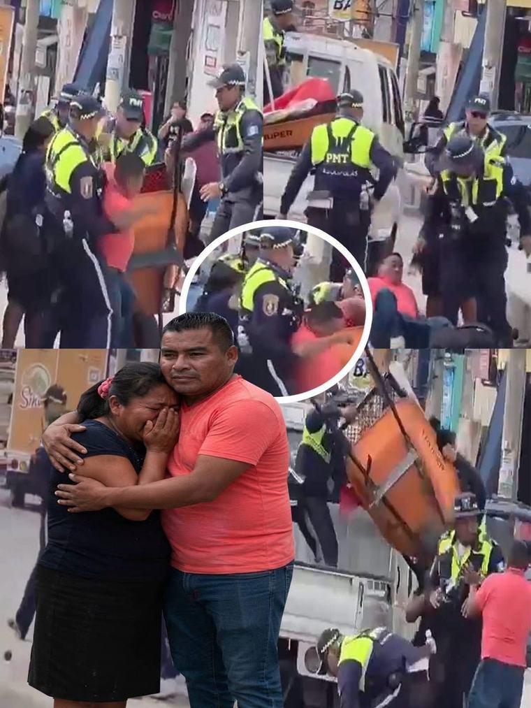 VIDEO- PMT de Esquipulas retira mercadería a vendedor ambulante de aguacates.