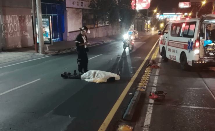 Motorista muere tras fatal accidente en la Aguilar Batres (imágenes sensibles)