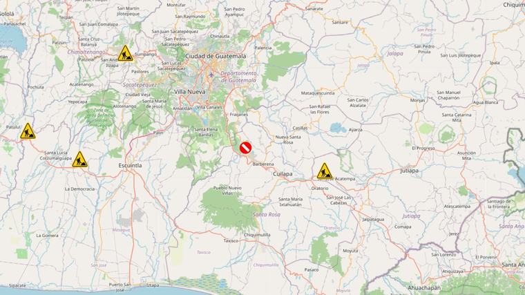 Aumenta el número de bloqueos este viernes en Guatemala