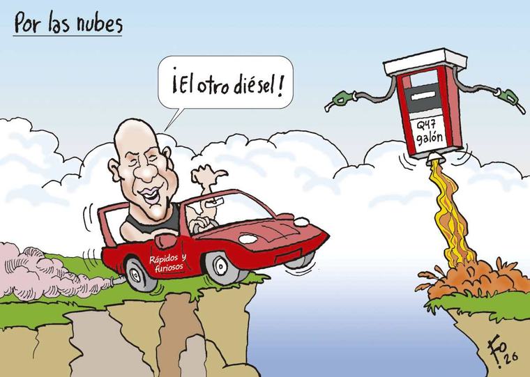 Por las nubes